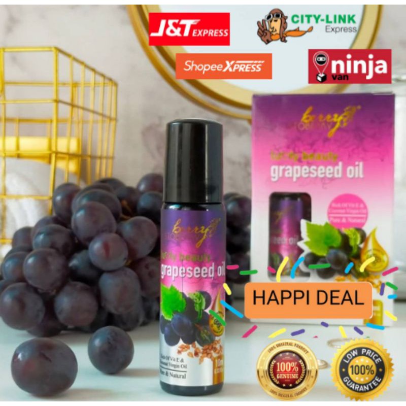 (READY STOCK) Luvly Beauty Grapeseed Oil 10ml by Berry Stoberry