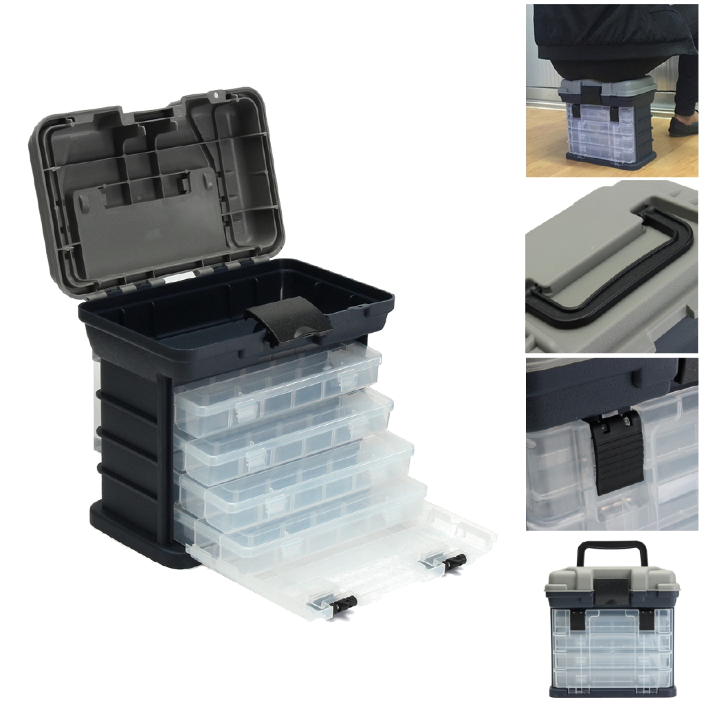 Tackle Box Fishing Plano Fish Organizer Lures Bait Storage Tool