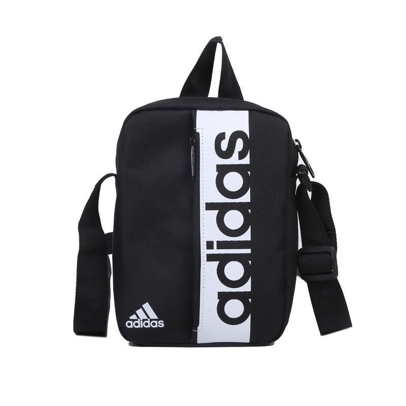 white adidas messenger bag