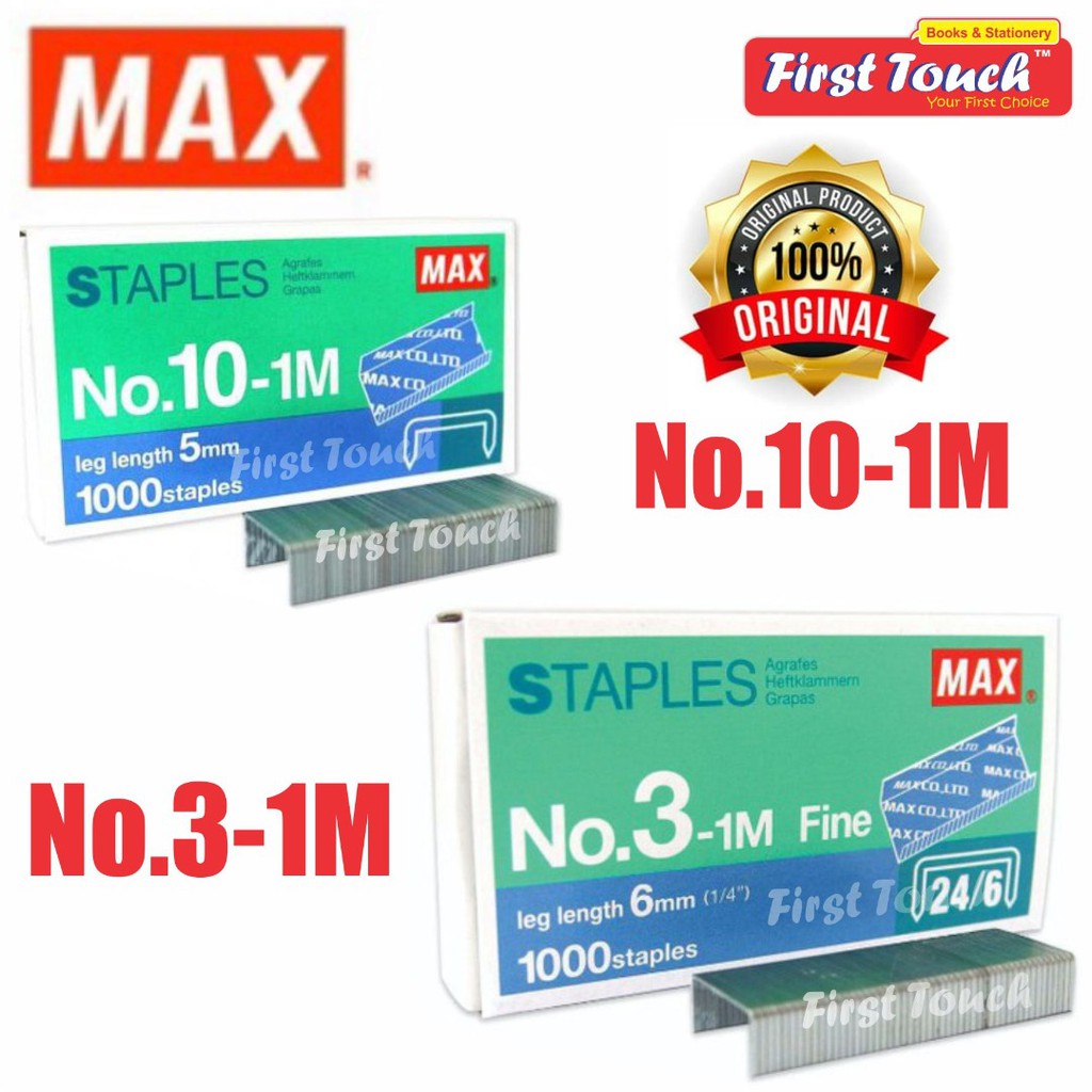 MAX Staples No.10-1M / No.3-1M | Shopee Malaysia