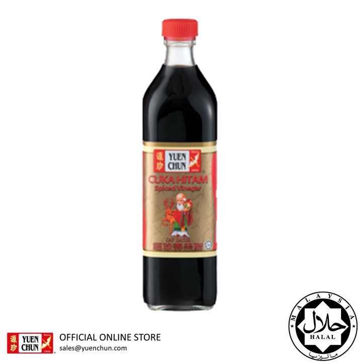 YUEN CHUN Oldman Spiced Vinegar/Cuka Hitam 750ml