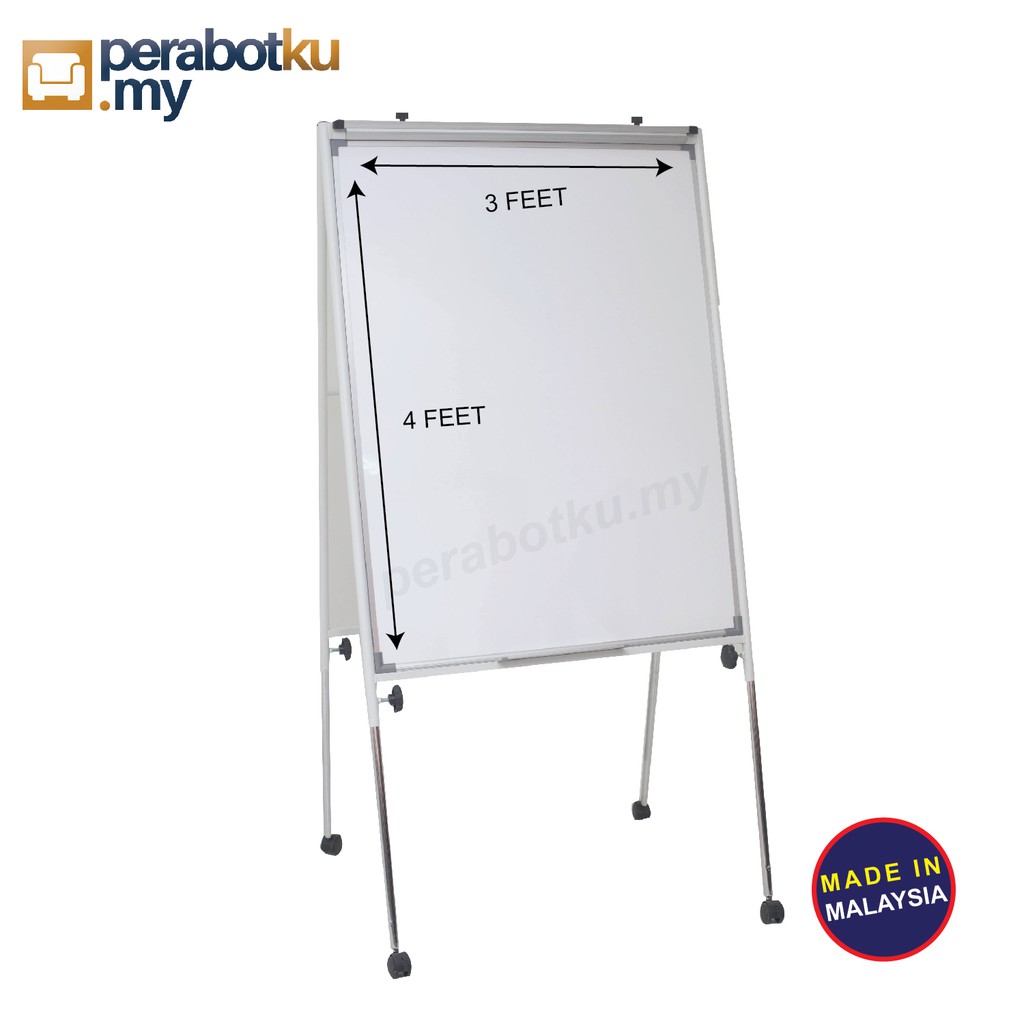 SEMINAR FLIP CHART BOARD 4FT X 3FT FREE FLIP CHART PAPER ! WHITEBOARD