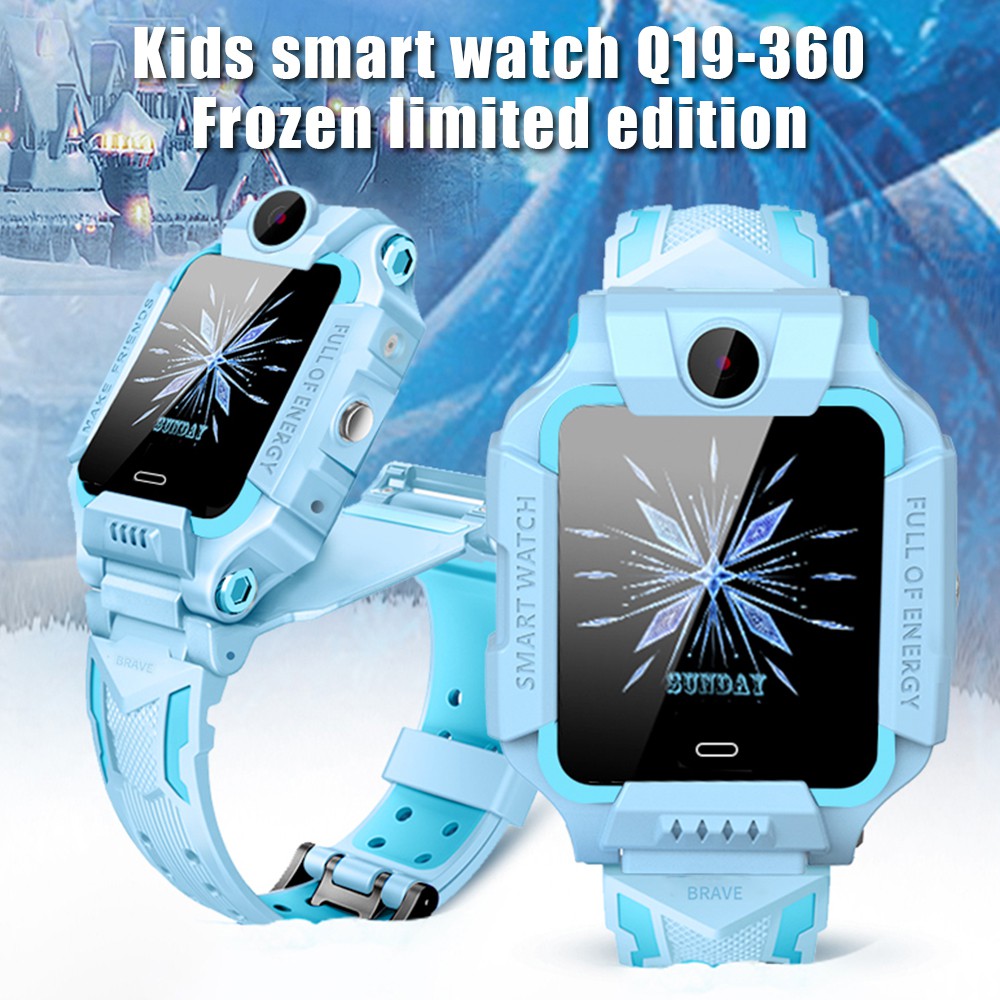 Ready Stock Jam Imoo Z6 Frozen Kids Smart Watch Anti Lost Gps Tracker Sos Lbs Ip67 Deep Waterproof Smart Watch With Dual Camera Sim Card Z6 Smart Watch Children 360 Rotation Smart Watch Remote Monitoring