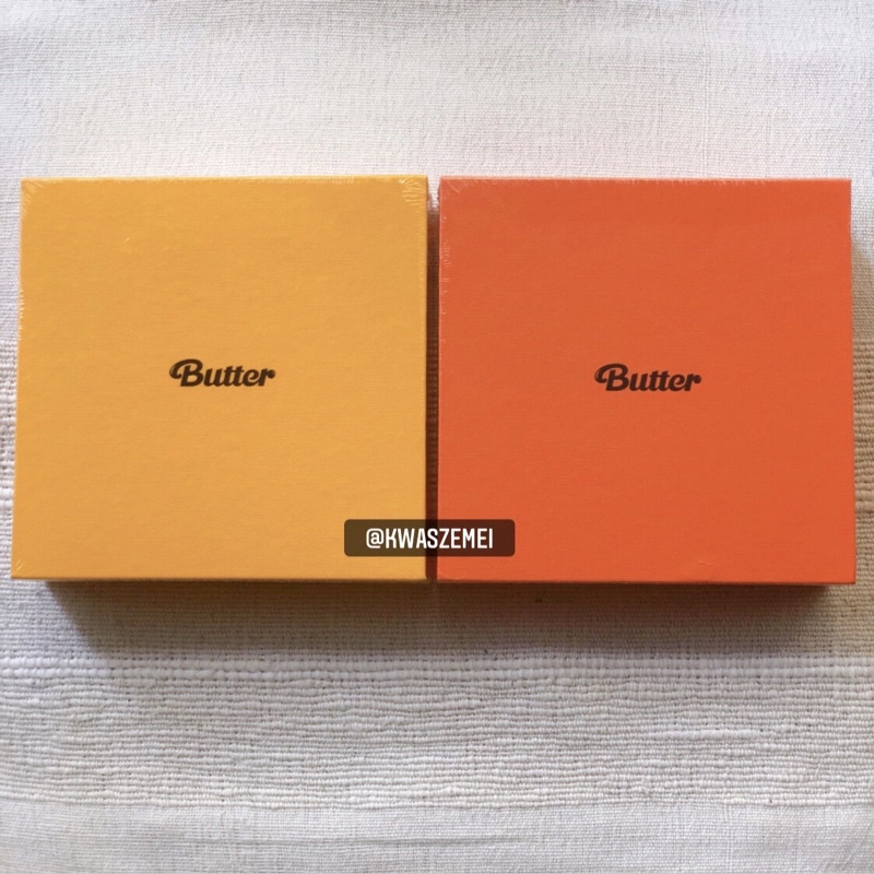 BTS Butter sealed album versions Cream / Peaches Shopee Malaysia
