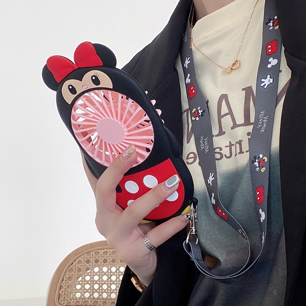 Quality Durable CUTE CARTOON USB Portable Rechageable Mini Handheld Fan Mickey Minnie Hello kitty Stitch Pickachu Han... - Image 4