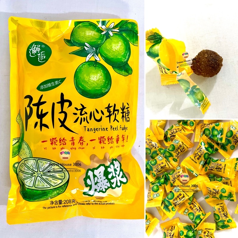 208g Tangerine Peel Fudge Childhood Snack Jajan Gula Asam Masim ...