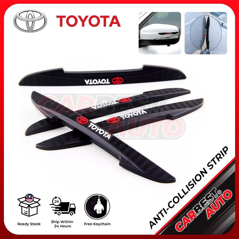 TOYOTA Door Guard Edge Protector Anti Collision Strip Guards Pengawal