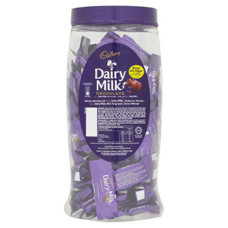 CADBURY DAIRY MILK CHOCOLATE MINI BITES | 100 PCS/1 BALANG | 450 GRAM ...