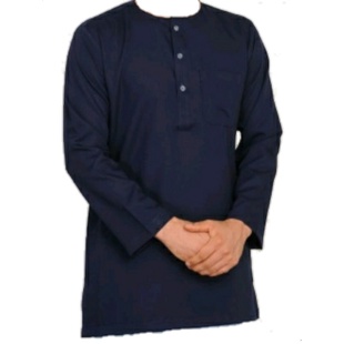 Kurta Lelaki Dewasa (TANPA KOLAR) - Material Cotton