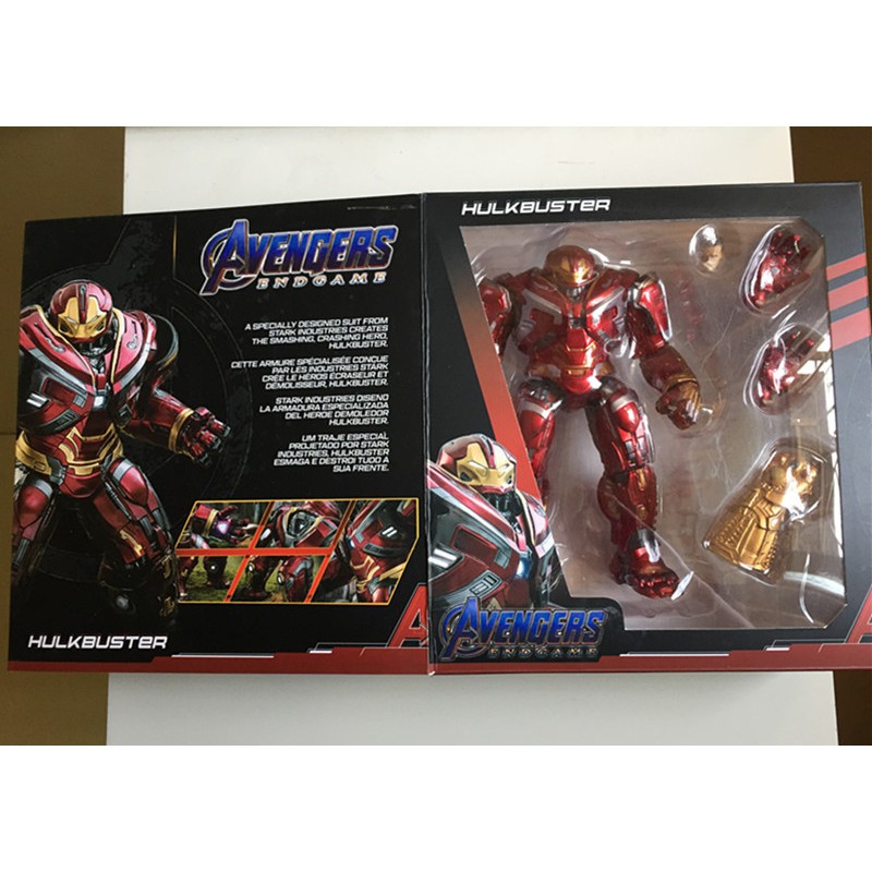 Avengers Endgame Iron Man Hulkbuster Pvc Action Figure Toys Doll Christmas Gift Shopee Malaysia - roblox avengers testing how to get hulkbuster