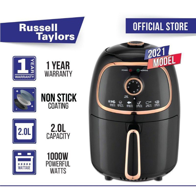 RUS TAYLORS MINI AIR FRYER 2L AF-20🥰🔥✨