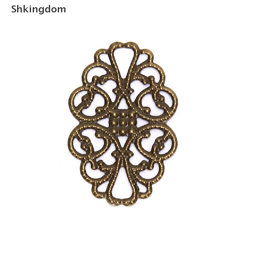 Versatile Have Shkingdom 20Pcs Filigree Flower Wraps Connectors Crafts Decoration DIY Findings Jewelry MY Premium - Image 4