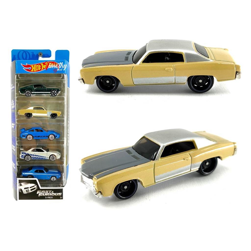 Hot Wheels Fast Furious '70 Monte Carlo 4/6, Tan ubicaciondepersonas.cdmx.gob.mx