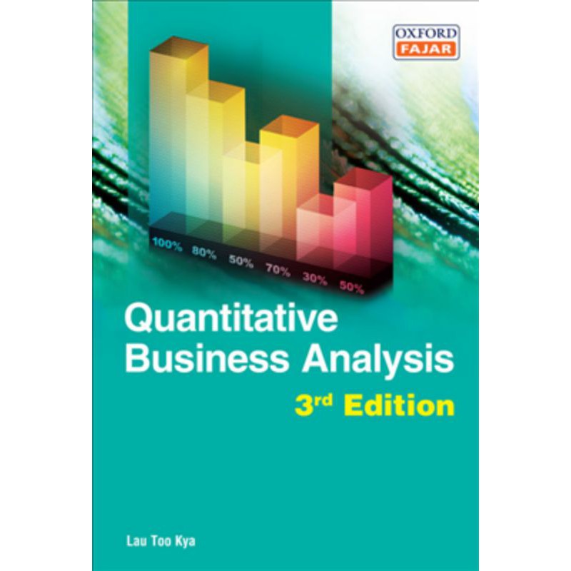 Quantitative Business Analysis Third Edition | Shopee Malaysia