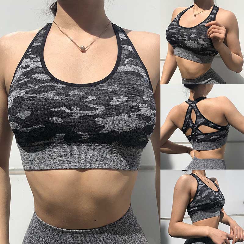 camo sports bras
