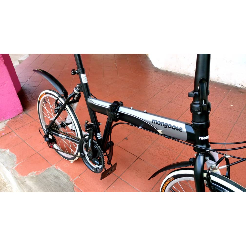 Basikal Mongoose Foldable Bike Bicycle 20In