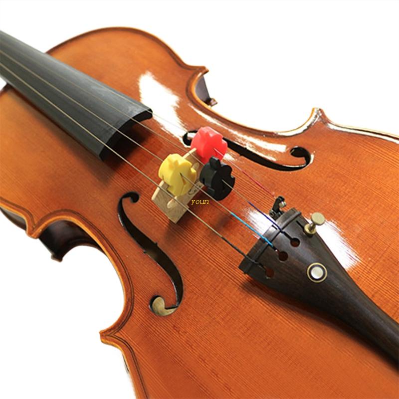 1 Pc FarBoat Instrument Violin Bow Posture Corrector Black Rubber Hold Tool Aid Accessory for Beginners 4/4-3/4 Violins 