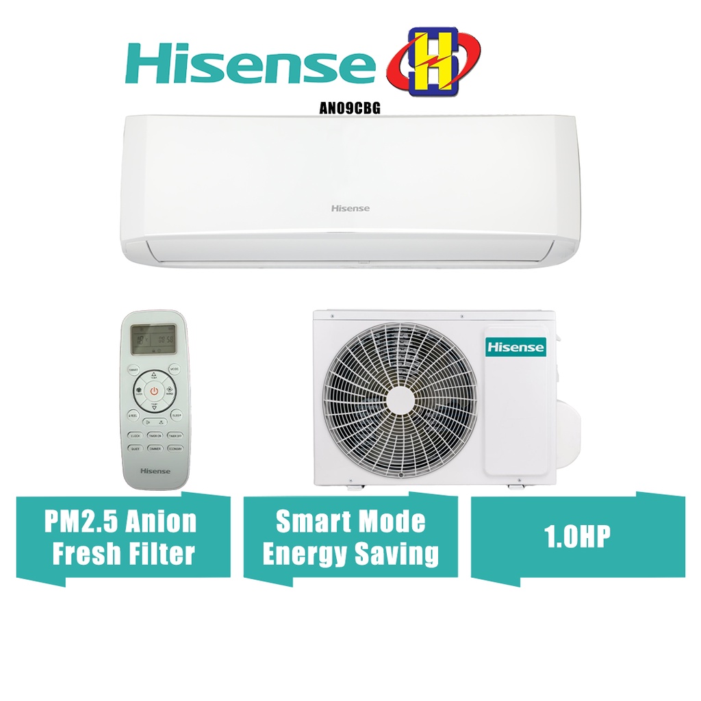 Hisense Air Conditioner 10hp Non Inverter Multiple Purification Technology Healthy Auto Clean 8112