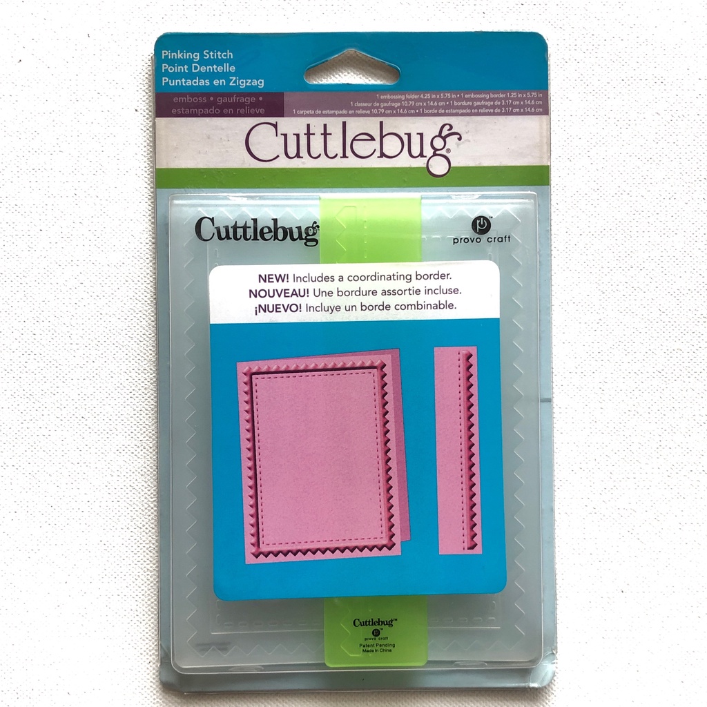 Cuttlebug Pinking Stitch Embossing Folder (2pcs) Shopee Malaysia