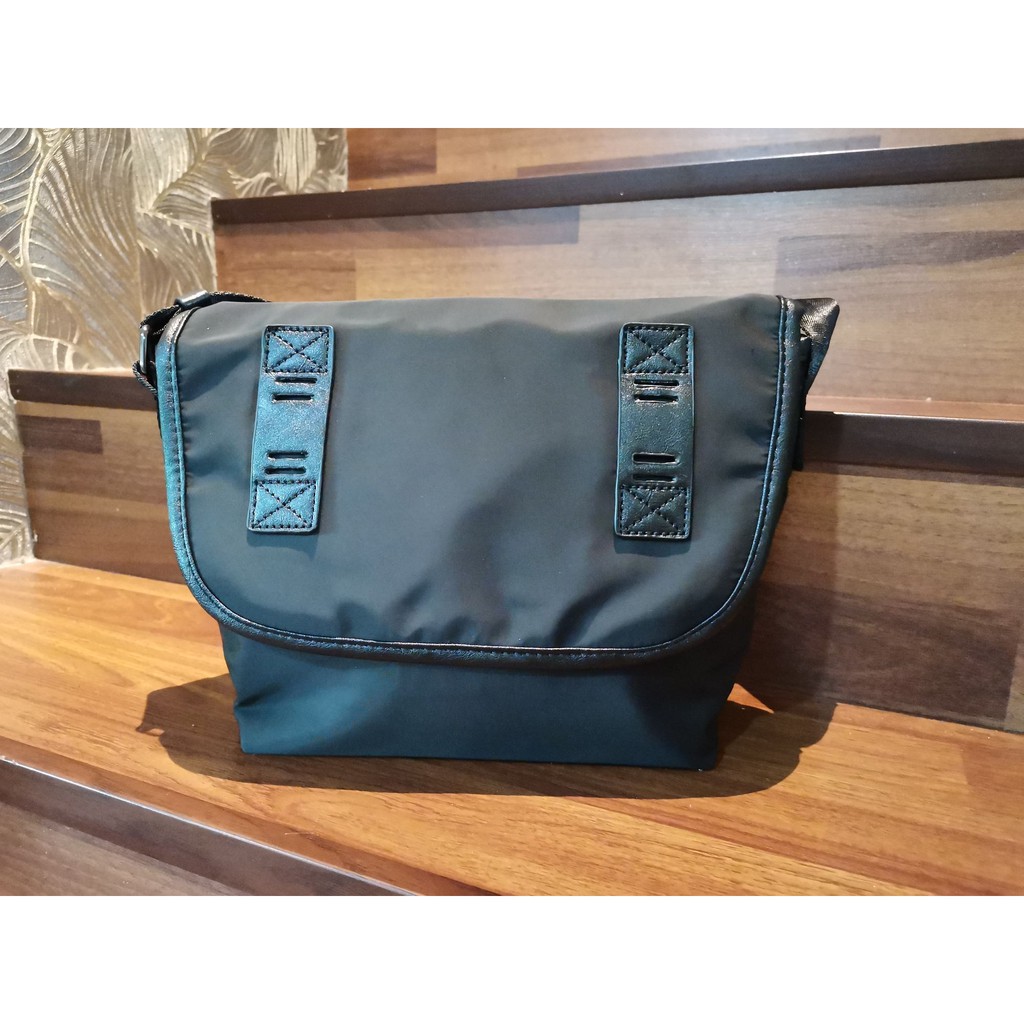 mens canvas sling bag