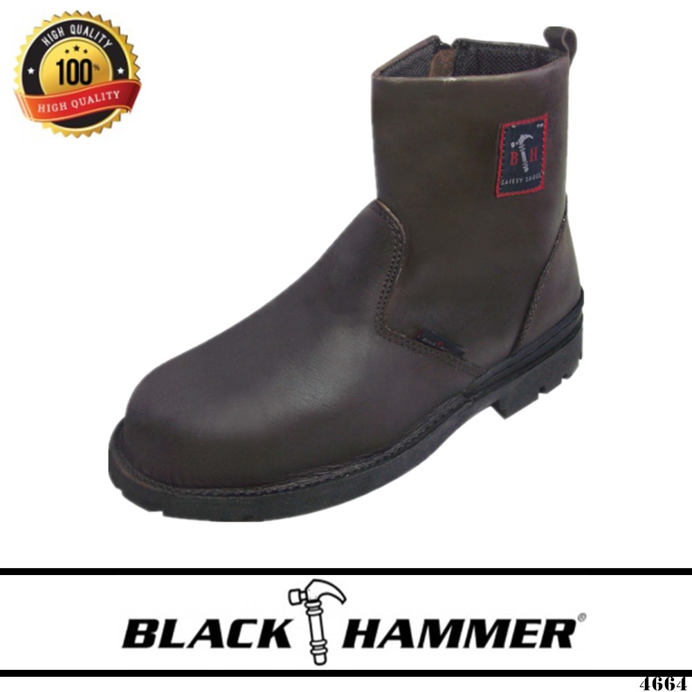 slip on steel toe cap boots