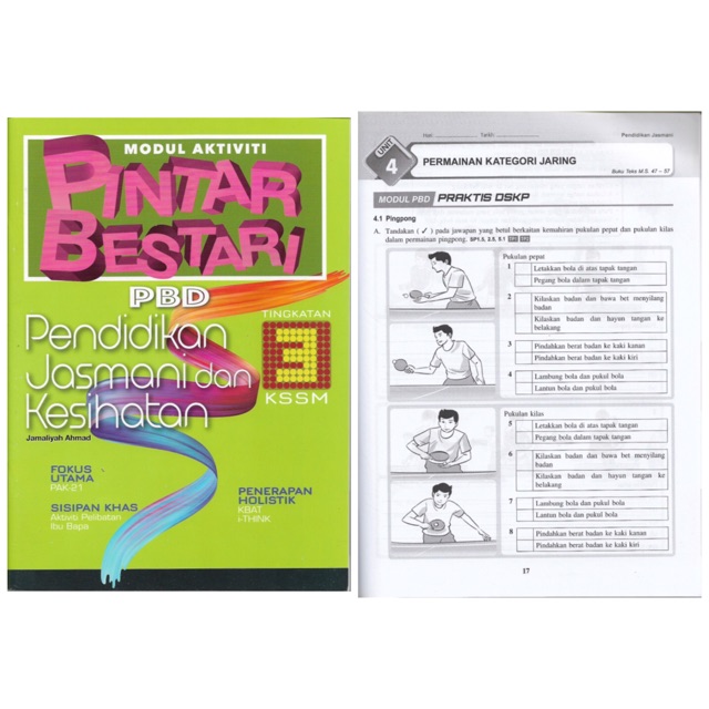 Sasbadi Modul Activiti Pintar Bestari Pbd Pendidikan Jasmani Dan Kesihatan Tingkatan 1 2 3 Kssm Shopee Malaysia