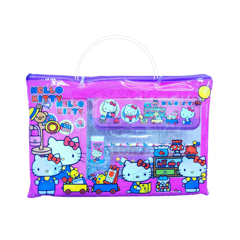 Hello Kitty Stationery Set Hello Kitty Bag Stationery Set Shopee