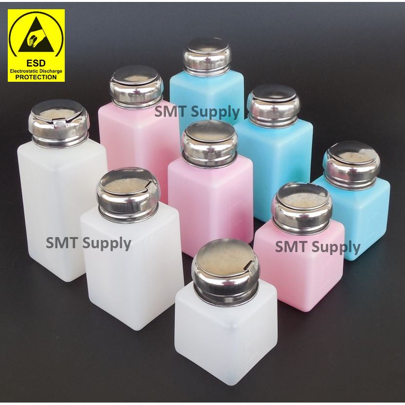 ESD Alcohol Dispenser Bottle / IPA Container / Press Bottle for Alcohol
