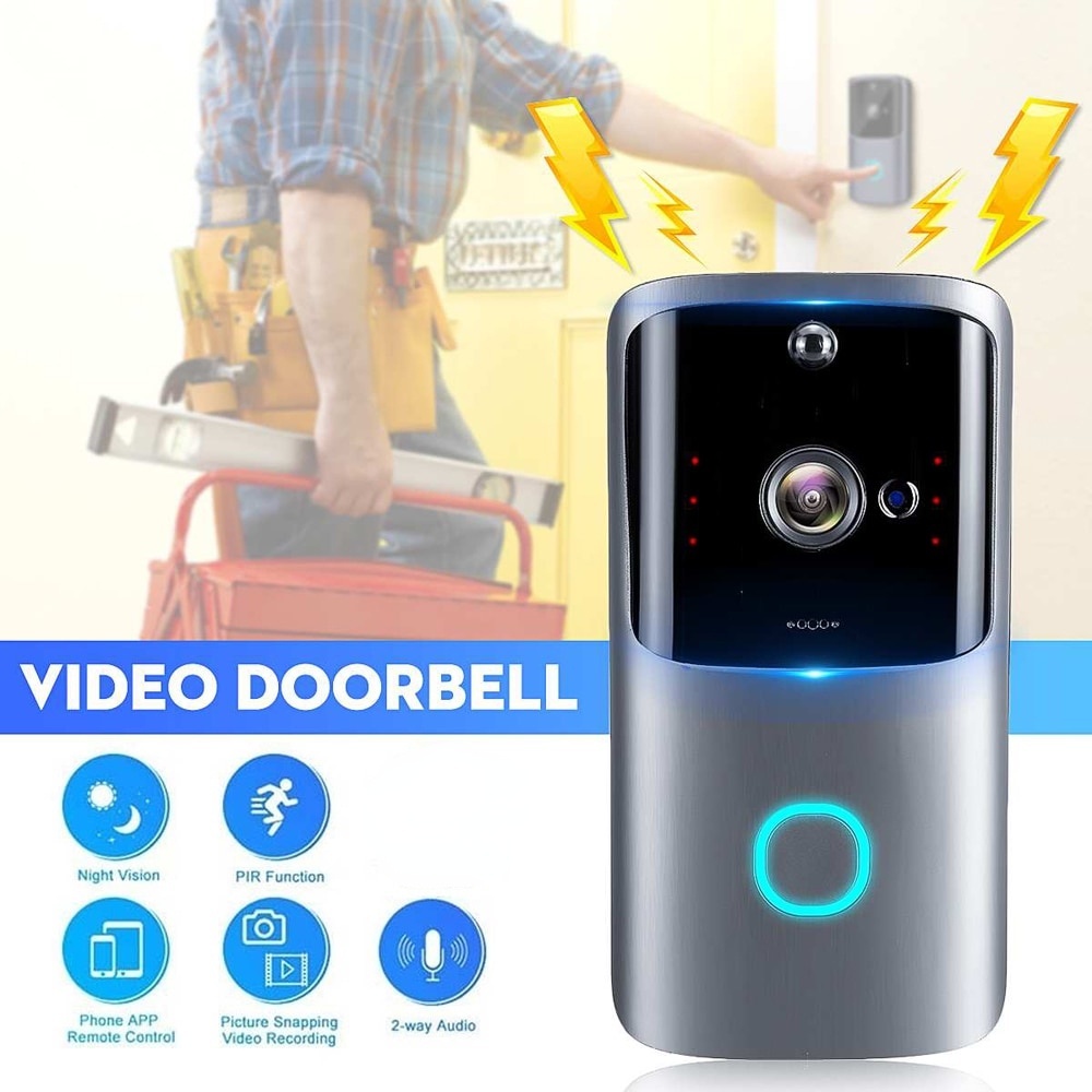 Smart Video Doorbell Wireless PIR Alarm IR HD Night Vision