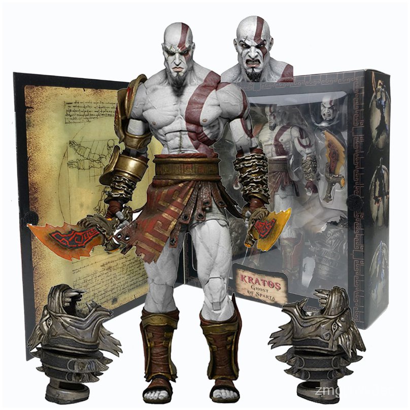 Ultimate Edition Ghost Of Sparta Kratos Action Figure NECA God Of War 3