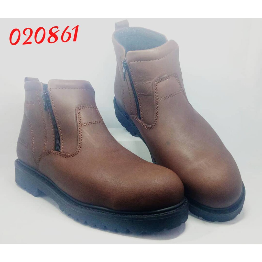 low cut pull on work boots