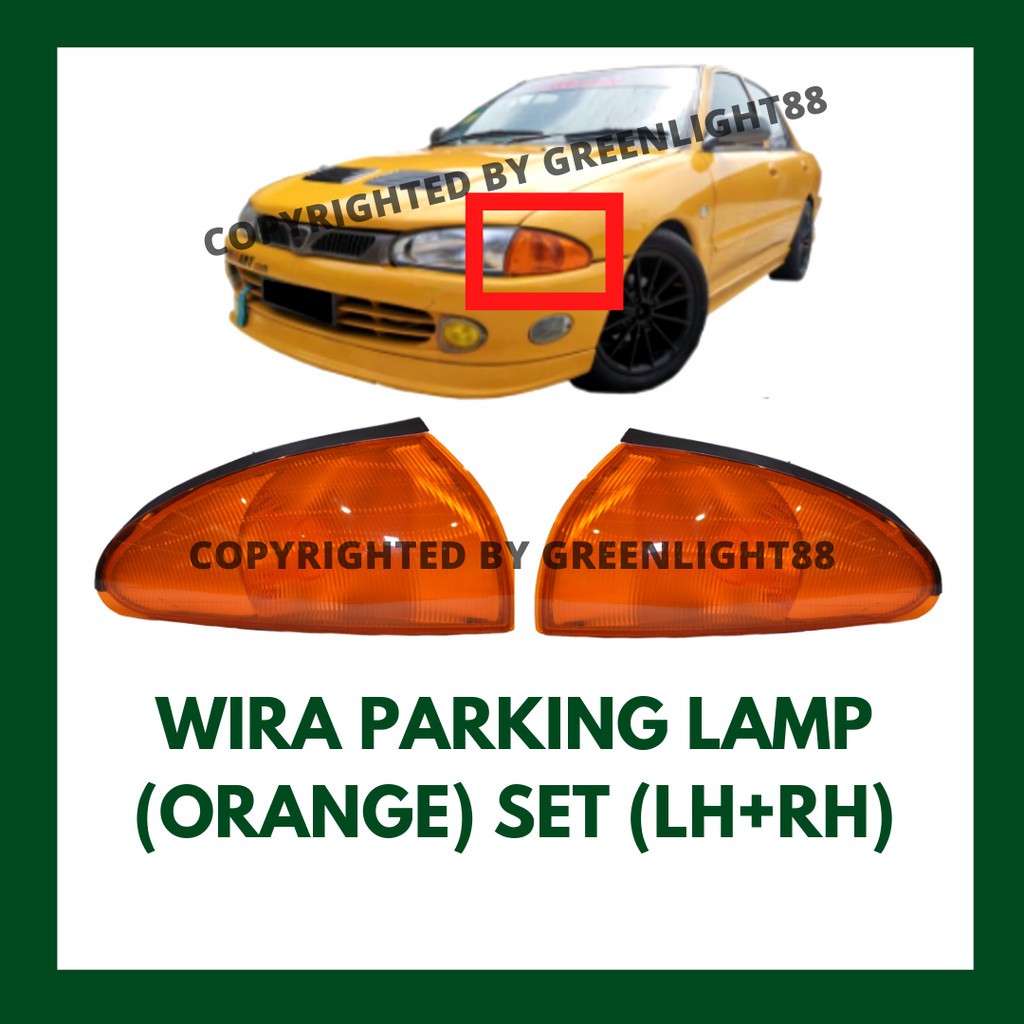 PROTON WIRA PARKING LAMP / SIDE LAMP / CORNER LAMP / ANGLE LAMP (ORANGE