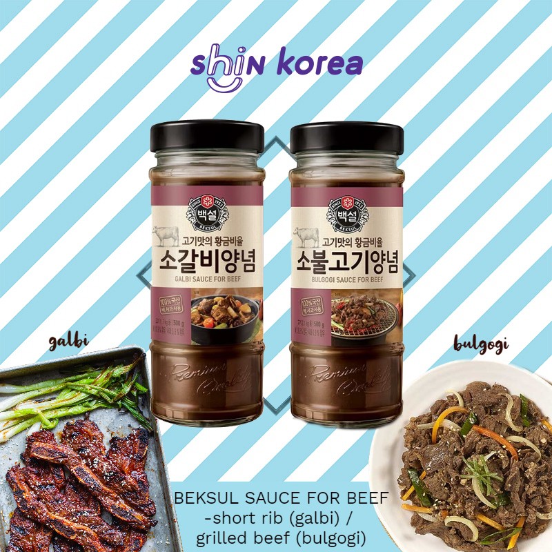 Shin Korea Beksul Sauce For Beef Kalbi Bulgogi Shopee Malaysia