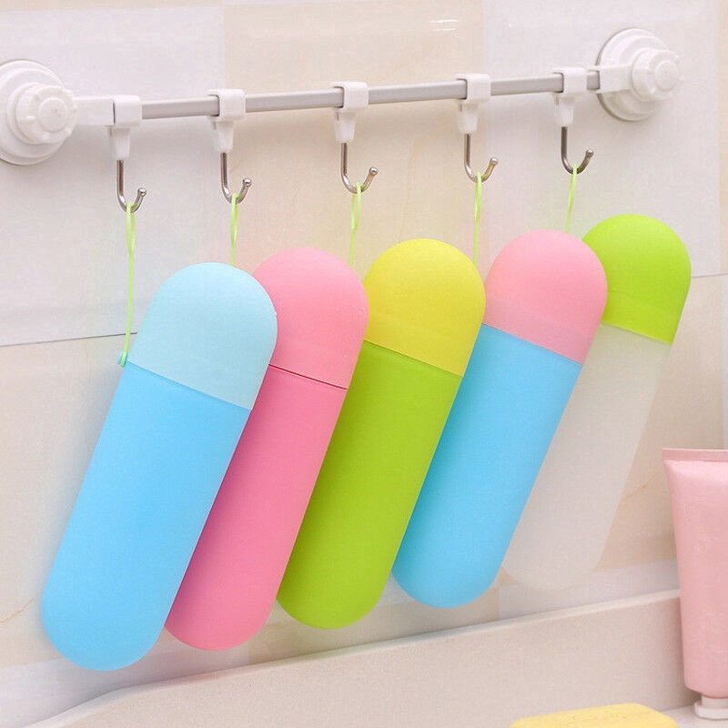 Portable Camping Travel Toothpaste Toothbrush Holder Cover Case Storage Box G 