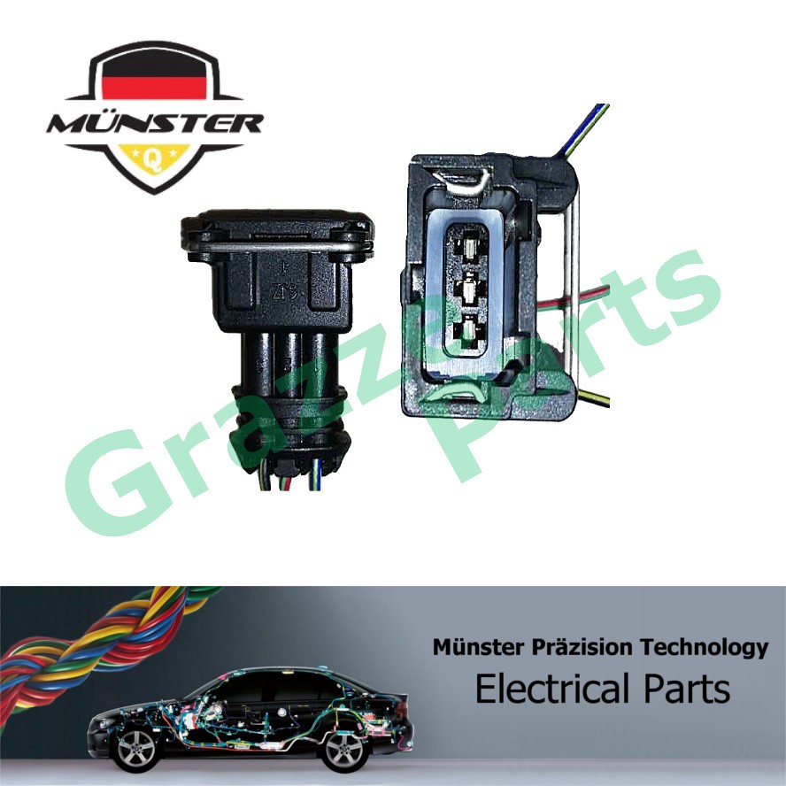 Münster 3Pin Socket Plug Coil Harness ML002 Proton Arena Exora Gen 2