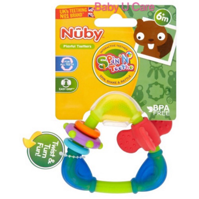 Nuby Coolbite Keys Teether With Ice Gel 664 Shopee Malaysia