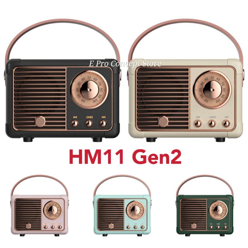 ? HM11 Gen 2 New Innovative Retro Bluetooth Speaker Wireless Portable Mini Speaker