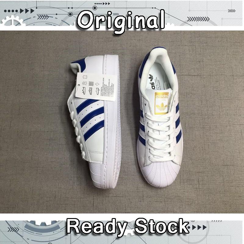 adidas original superstar slip on deepblue