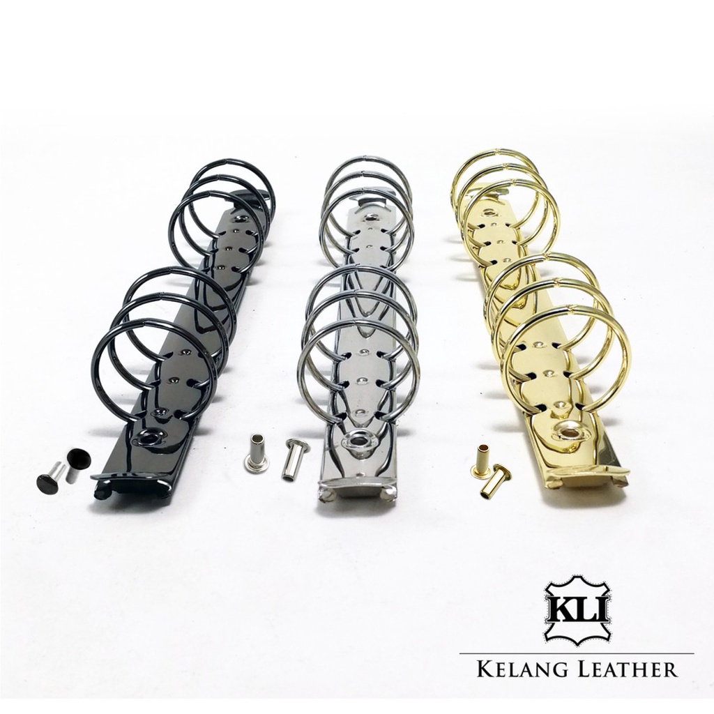 Metal Ring Binder Spine A5 6holes 15mm 20mm 25mm 30mm Various Colours