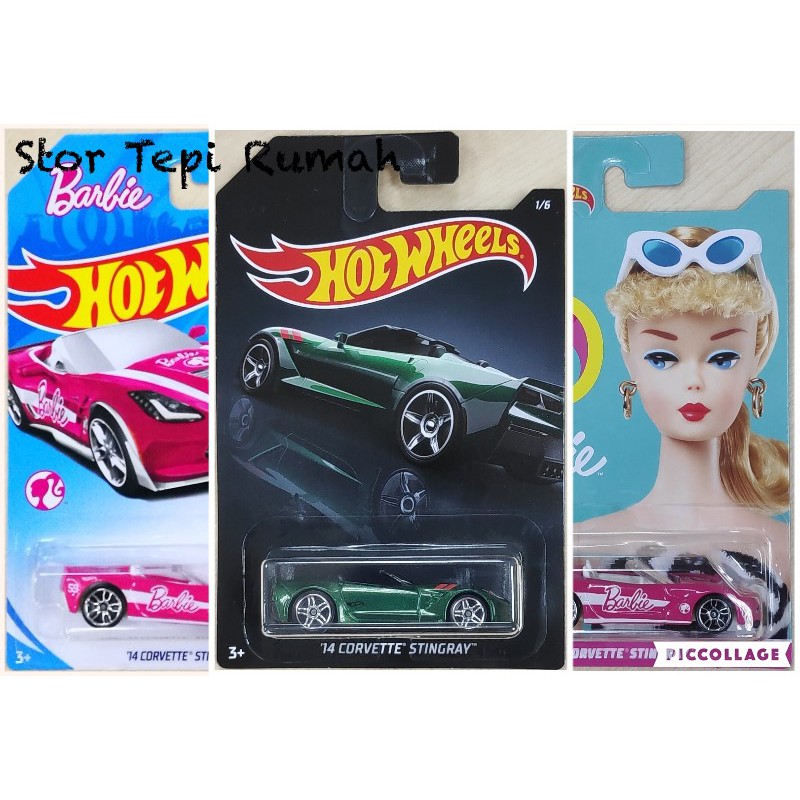 hot wheels 14 corvette stingray convertible