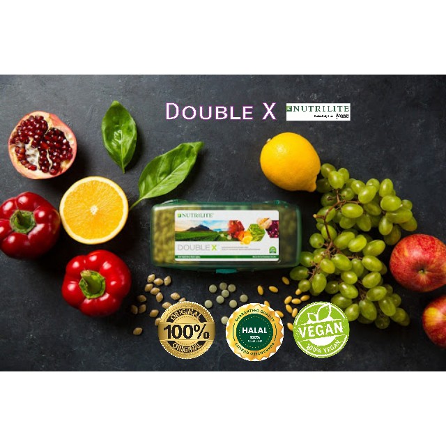 [Ready Stock] Amway NUTRILITE DOUBLE X Multivitamin/Multimineral/Concentrate (31day supply