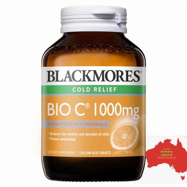 Blackmores Bioc Vitamin C 1000mg 150 62 31 Tablets Shopee Malaysia