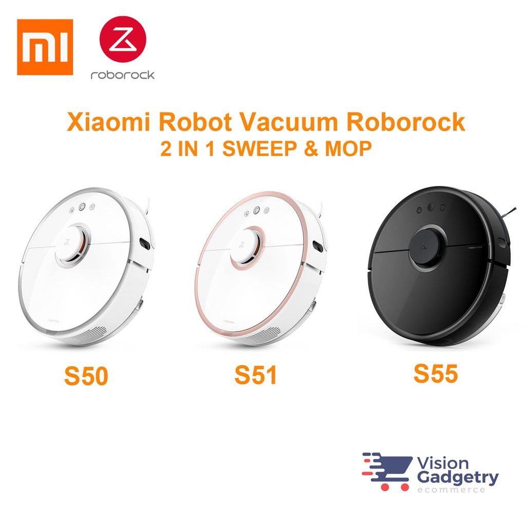 xiaomi roborock vacuum cleaner 2 white s50