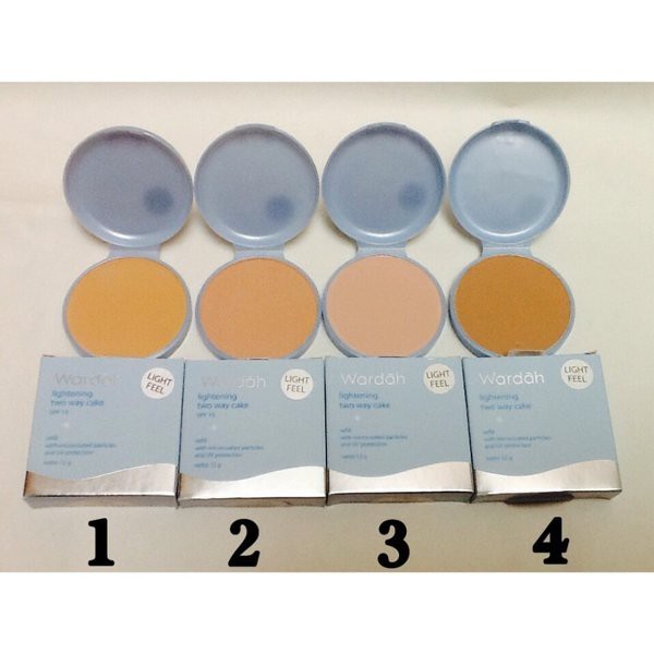 Wardah Lightening Two Way Cake Light Feel New Packaging 100 Original Bpom Shopee Malaysia