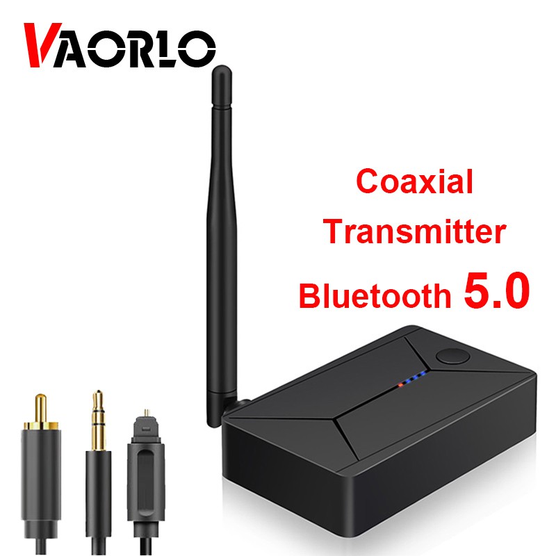 Low Latency Coaxial Transmitter Wireless Audio Adaptor For Headphone TV Bluetooth 5.0 Adapter