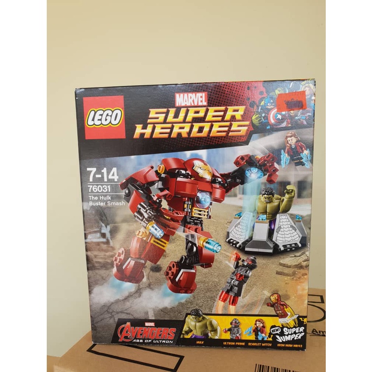 Lego Marvel Super Heroes 76031 The Hulk Buster Smash (Used set/Complete ...