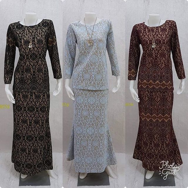 baju kurung lace 2018