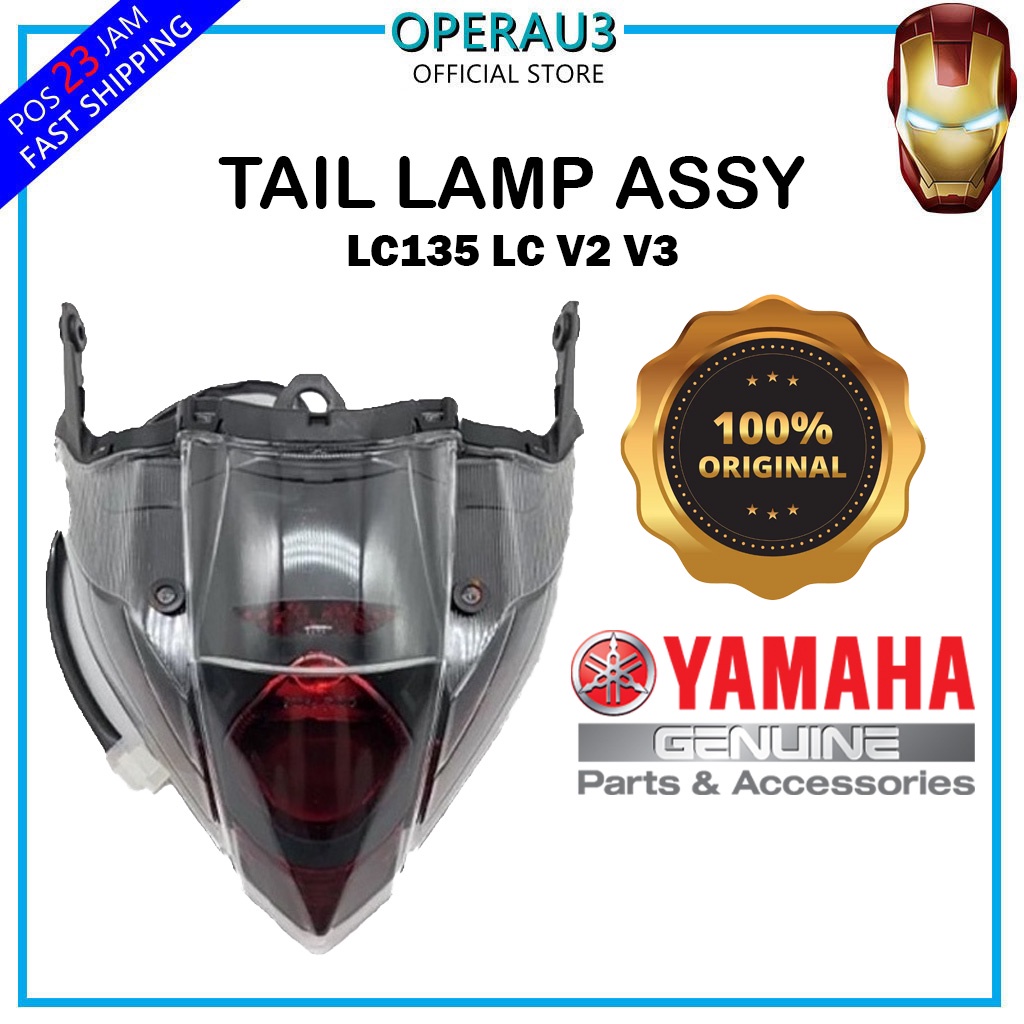 YAMAHA LC135 LC V2 V3 TAIL LAMP ASSY LAMPU BELAKANG EKOR TAILLAMP LIGHT ...