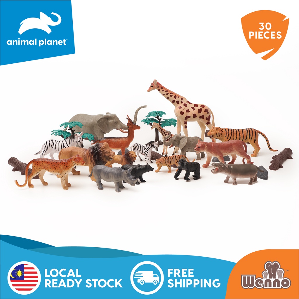 Wenno x Animal Planet Wild Animal Category Learning Educational Plastic Toys  for kids Mainan Budak Perempuan | Shopee Malaysia