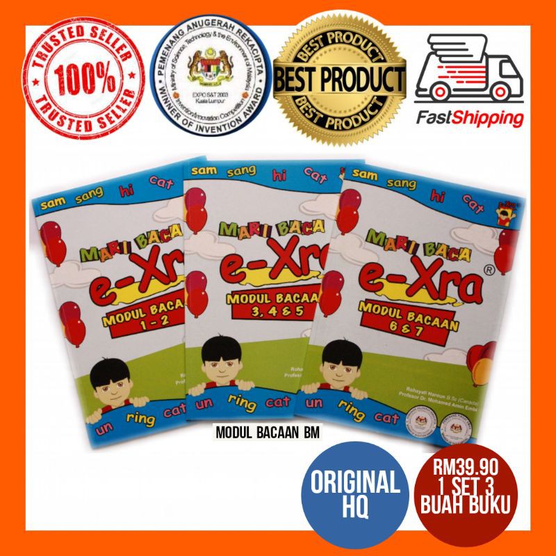 Modul Bacaan Bm Bi E Xra Borong Retail Buku Cepat Baca Exra Shopee Malaysia